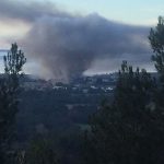 26 12 2021, à Saint-Chamas ( 13), la gigantesque colonne de fumées toxiques